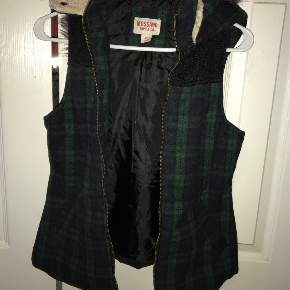 plaid vest